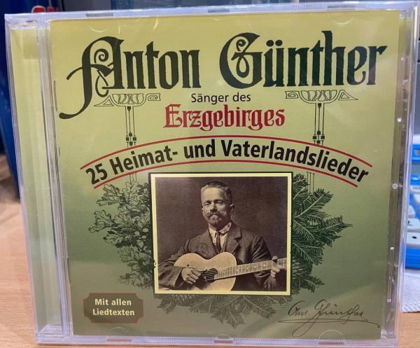Anton Günther CD "25 Heimat-Und Vaterlandslieder"